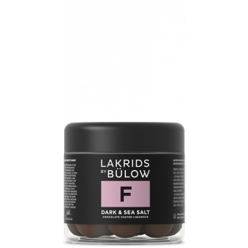 Lakrids by Bülow Small F - Dark & Sea Salt