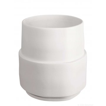 ASA centric Vase Arctic H. 23,5 cm, weiß