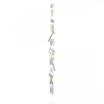 Räder Poesiekette Papierkette 170cm weiß mit...