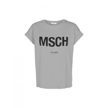 Moss Copenhagen MSCH Alva Logo T-Shirt kurz STD Tee...