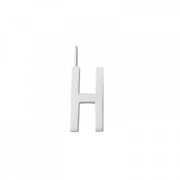 Design Letters Buchstabe Anhänger Archetyp 16mm, silber, H