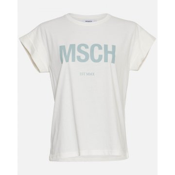 Moss Copenhagen MSCH Alva Logo T-Shirt STD Seasonal,...