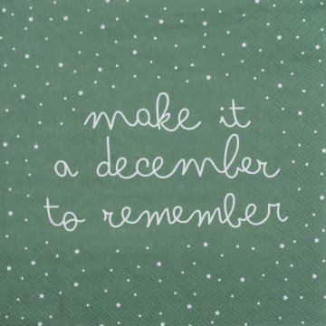 Räder Servietten "make it a december to...