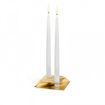 Höfats Square Candle Kerzenhalter, gold