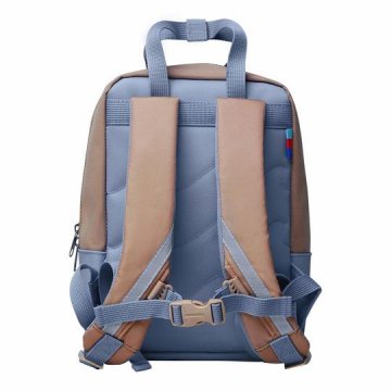 GOT BAG Kids Daypack Mini Kinder Rucksack, softshell multi blau beige