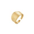iCrush Ring Python Edelstahl verstellbar, gold