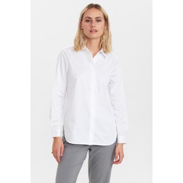 N&uuml;mph Nulucy klassische Bluse, bright white wei&szlig;