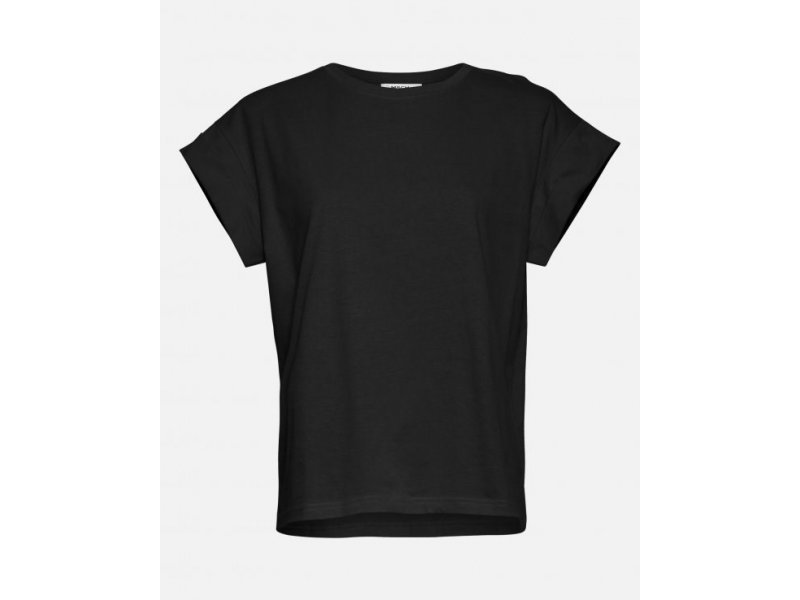 Moss Copenhagen MSCH Alva Organic T-Shirt STD, black schwarz
