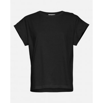 Moss Copenhagen MSCH Alva Organic T-Shirt STD, black schwarz