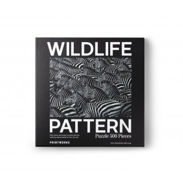 Printworks Puzzle Zebra 500 Teile 21,5x21,5 cm