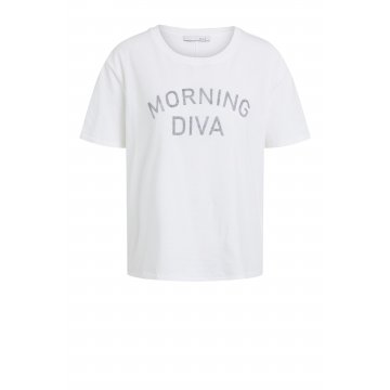 OUI T-Shirt "Morning Diva" Organic Cotton mit...
