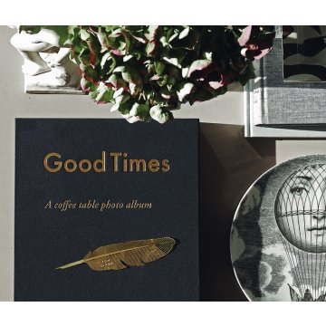 Printworks Fotoalbum "Good Times" Coffee Table Book 26x31,5 cm schwarz