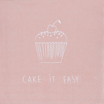 Räder DINING Serviette 33x33cm "Cake it easy"
