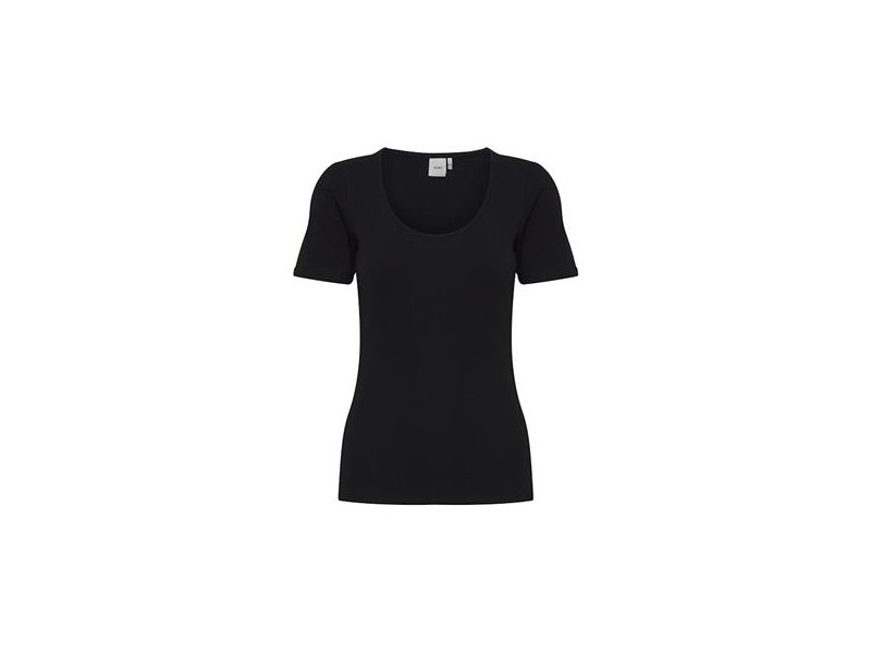 ICHI IHSUPER T-Shirt mit Rundhalsausschnitt, black schwarz