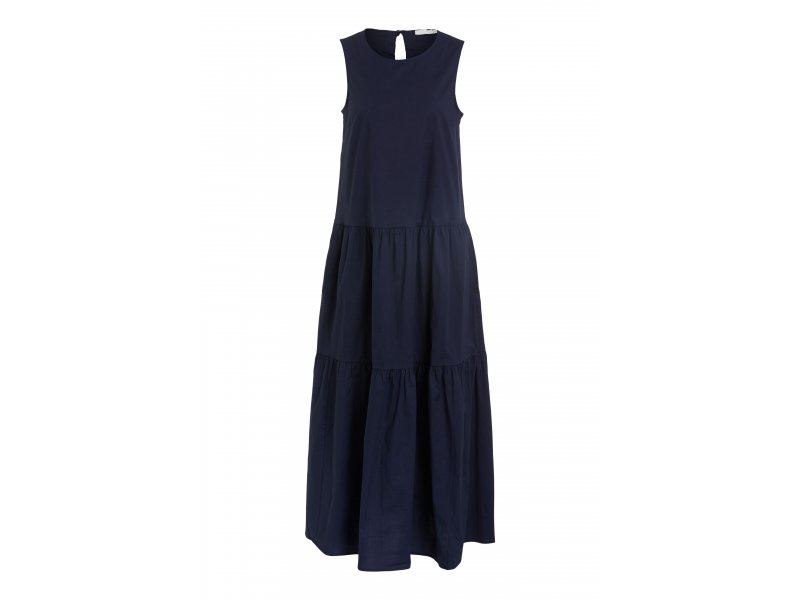OUI Midi-Kleid ohne Arm, dunkelblau