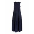 OUI Midi-Kleid ohne Arm, dunkelblau