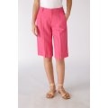 OUI Black Label Bermudahose Leinen Shorts knielang, pink
