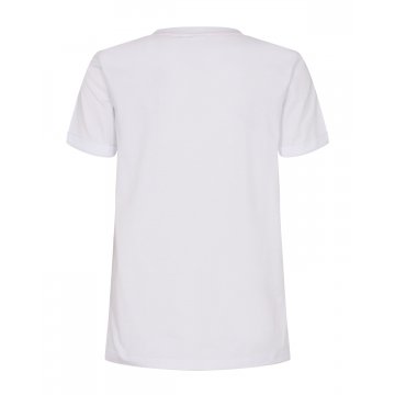 Nümph Nudree T-Shirt mit Print, weiß