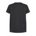 Nümph Nudoretta T-Shirt mit Knotendetail, schwarz