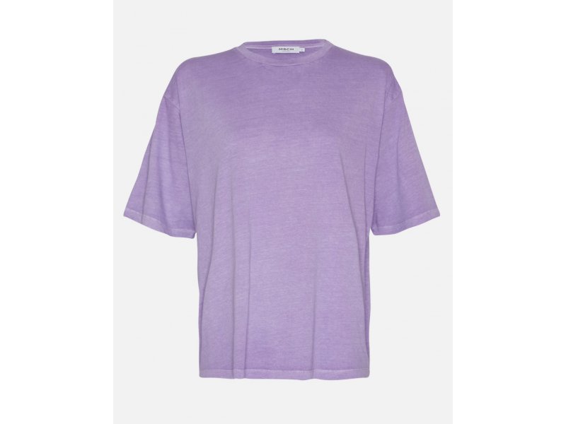Moss Copenhagen MSCH Tammy verwaschenes Oversize T-Shirt, purple rose lila 