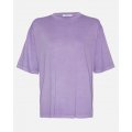 Moss Copenhagen MSCH Tammy verwaschenes Oversize T-Shirt, purple rose lila 