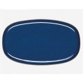 ASA saisons Platte oval, midnight blue 30 x 18 cm