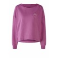 OUI Sweatshirt mit Smiley, pink
