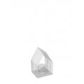 Kaheku Teelichthaus Arkas klein weiß 10,5x9,5x16 cm