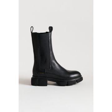 Copenhagen Studios CPH500 Vitello Black Boot Stiefel, schwarz