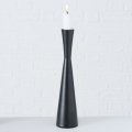 Kerzenleuchter Cone L für Stabkerze H. 26cm, schwarz