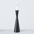 Kerzenleuchter Cone M für Stabkerze H. 23cm, schwarz