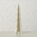 Weihnachtsbaum Teodor shabby aus Holz H. 35,5 cm cremeweiß