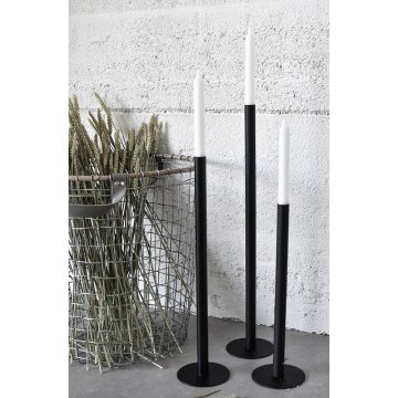 Storefactory EKEBERGA Kerzenhalter für Stabkerze groß H. 60cm schwarz