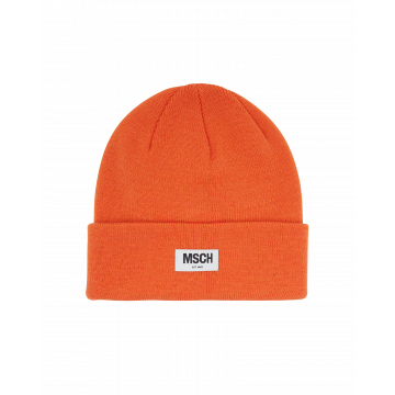 Moss Copenhagen MSCH Mojo Beanie Logomütze Koi orange