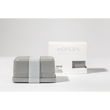 HOPERY Soap Box Seifenbox 3 in 1 grau