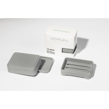 HOPERY Soap Box Seifenbox 3 in 1 grau