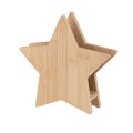 Räder Serviettenhalter "Stern" aus Bambus 18,5x18x5 cm natur