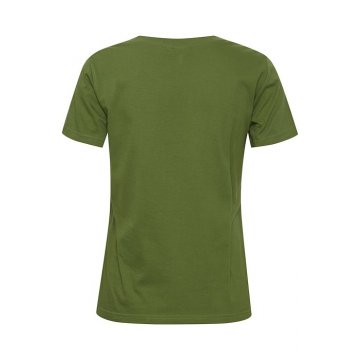 ICHI IHRUNELA T-Shirt mit Print, grün