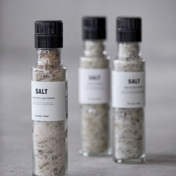 Nicolas Vahé Salzmühle mit Schalotten & rote Beete Salt with Shallot & Beetroot 295 g