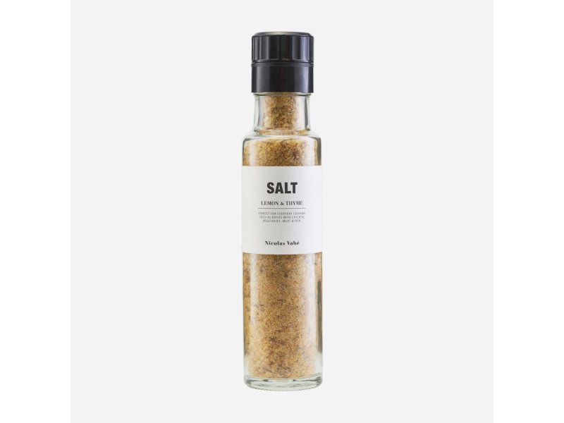 Nicolas Vahé Salzmühle mit Lemon & Thymian Salt with Lemon & Thyme, 320 g.