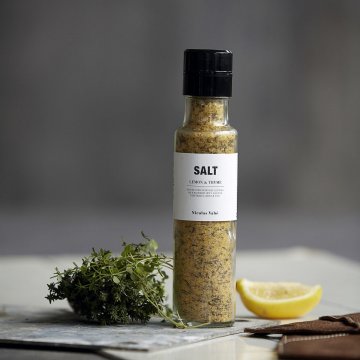 Nicolas Vahé Salzmühle mit Lemon & Thymian Salt with Lemon & Thyme, 320 g.