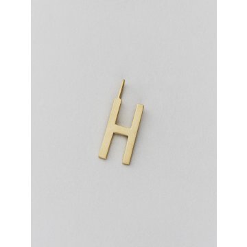Design Letters Buchstabe Anhänger Archetyp 16mm, gold, H