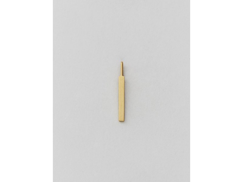 Design Letters Buchstabe Anhänger Archetyp 16mm, gold, I