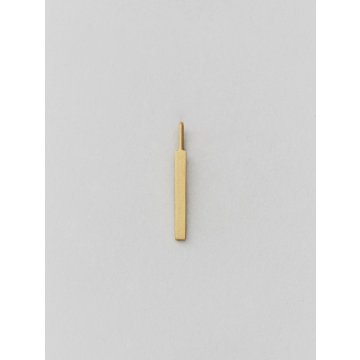 Design Letters Buchstabe Anhänger Archetyp 16mm, gold, I