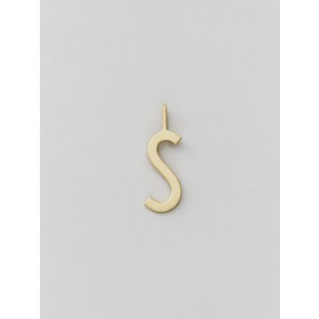 Design Letters Buchstabe Anhänger Archetyp 16mm, gold, S