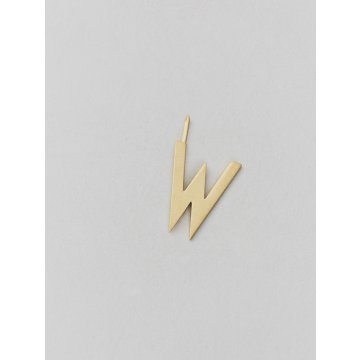 Design Letters Buchstabe Anhänger Archetyp 16mm, gold, W