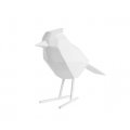 Present Time Statue Bird Vogel L, matt weiß
