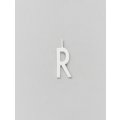 Design Letters Buchstabe Anhänger Archetyp 16mm, silber, R