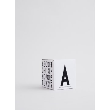 Design Letters Becher weiß Buchstaben Tasse A-Z wählbar