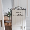 Eulenschnitt Sticker "Hello Beautiful"